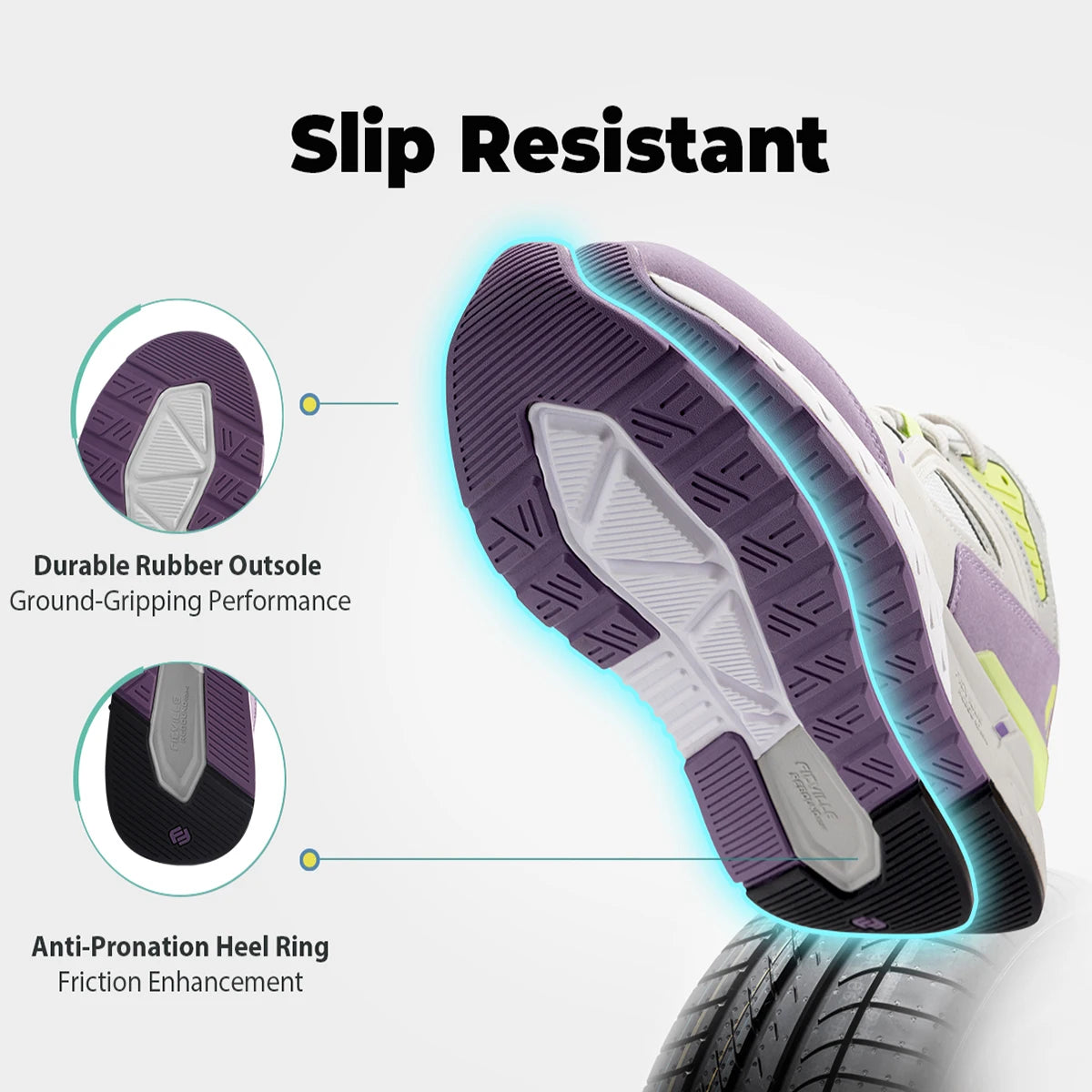 FitVille Women’s Rebound Core Walking Shoes