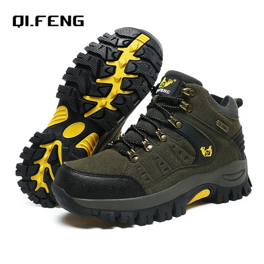 Men’s Cow Suede Ankle Walking Boots