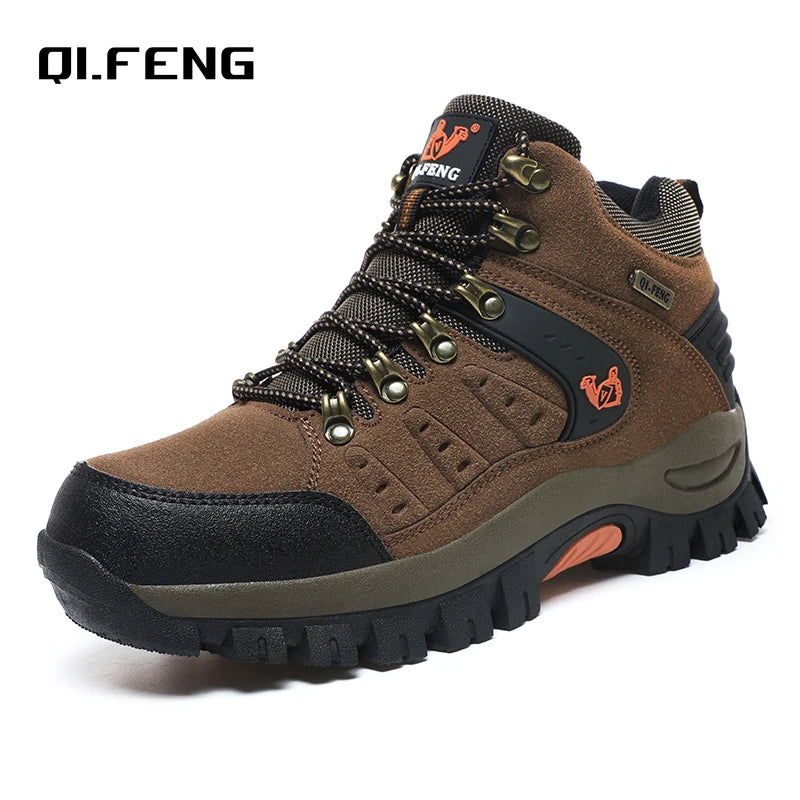 Men’s Cow Suede Ankle Walking Boots