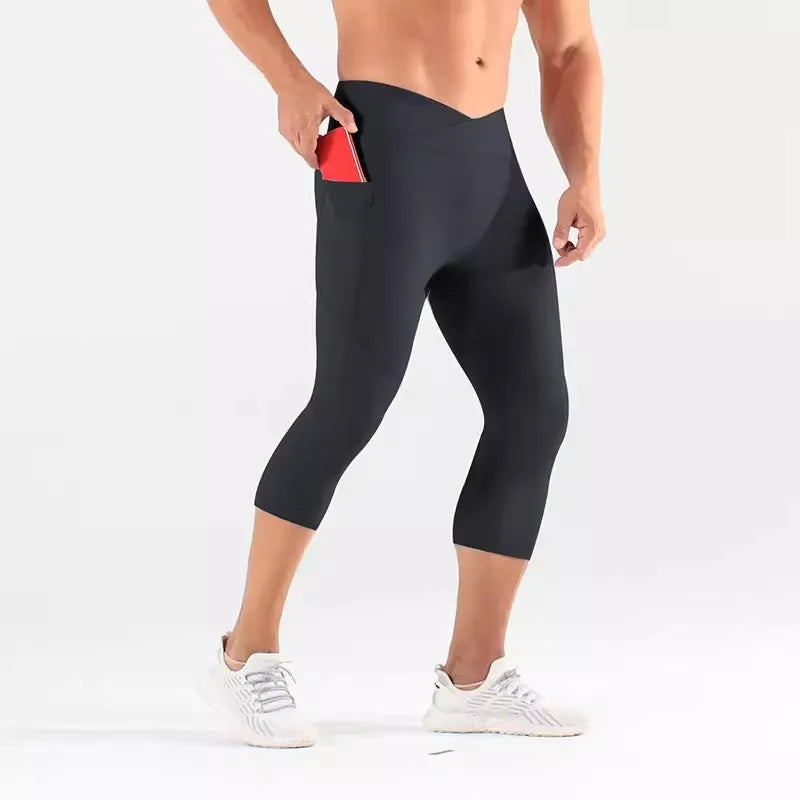 UNISEX 3/4 Length Sports Leggings