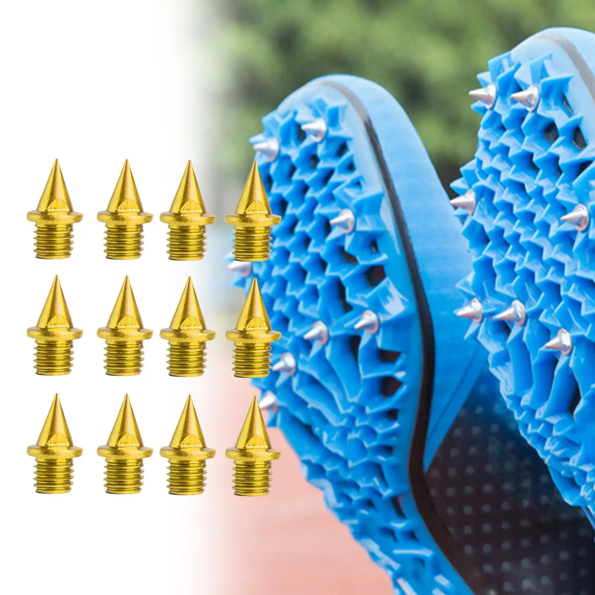 7mm Replacement Spikes for Running Shoes – Synthetic Track Spikes (12/pack)