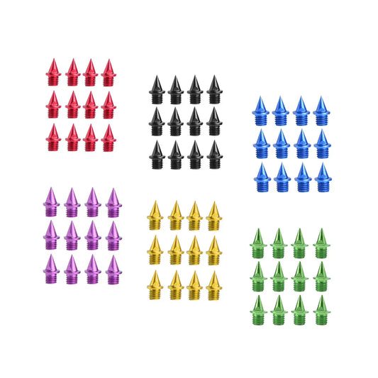 7mm Replacement Spikes for Running Shoes – Synthetic Track Spikes (12/pack)