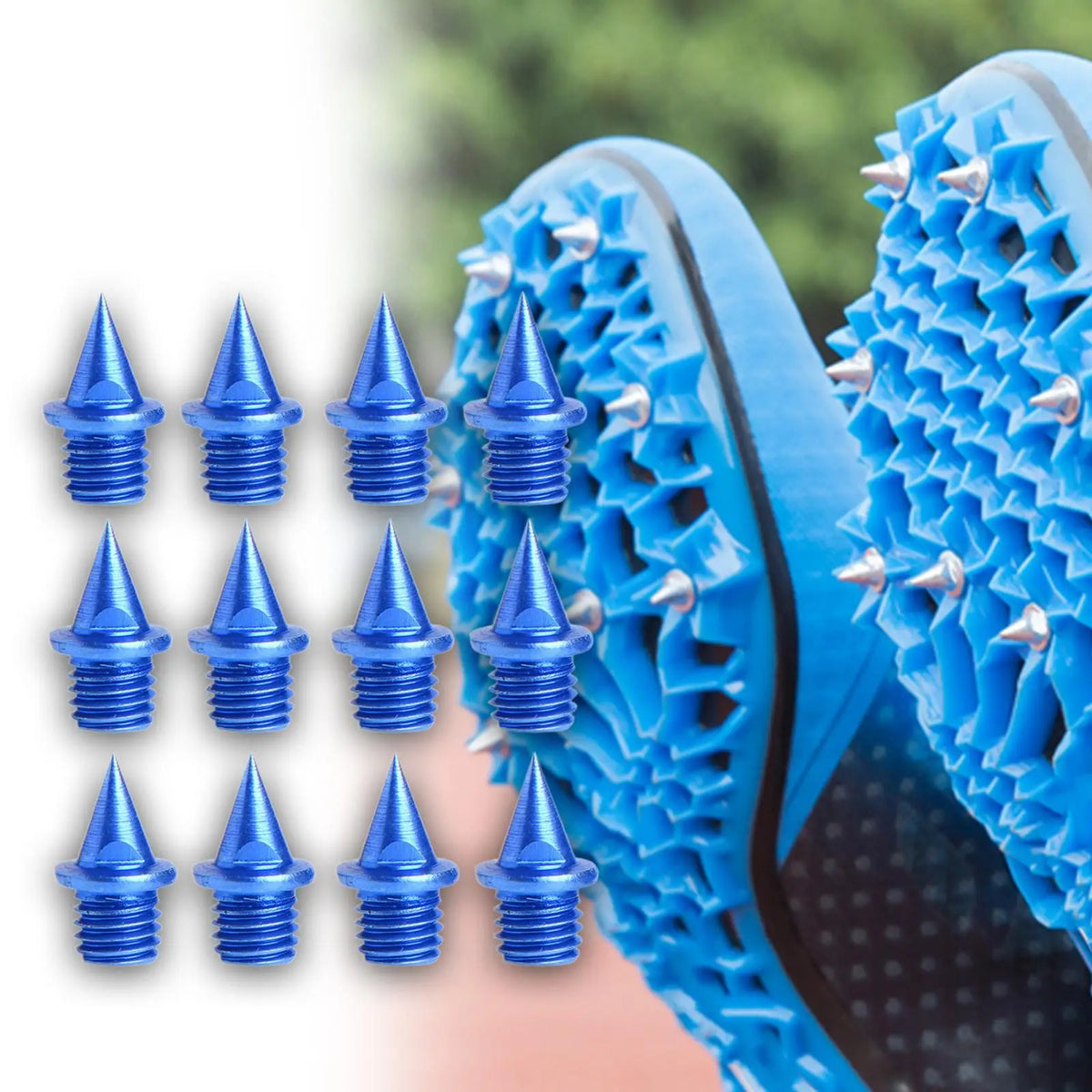 7mm Replacement Spikes for Running Shoes – Synthetic Track Spikes (12/pack)