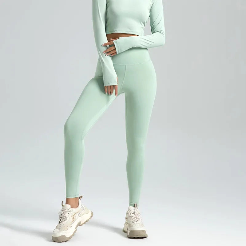 High-Waisted Stretchy Yoga Leggings