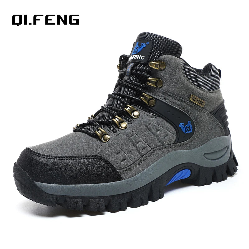 Men’s Cow Suede Ankle Walking Boots