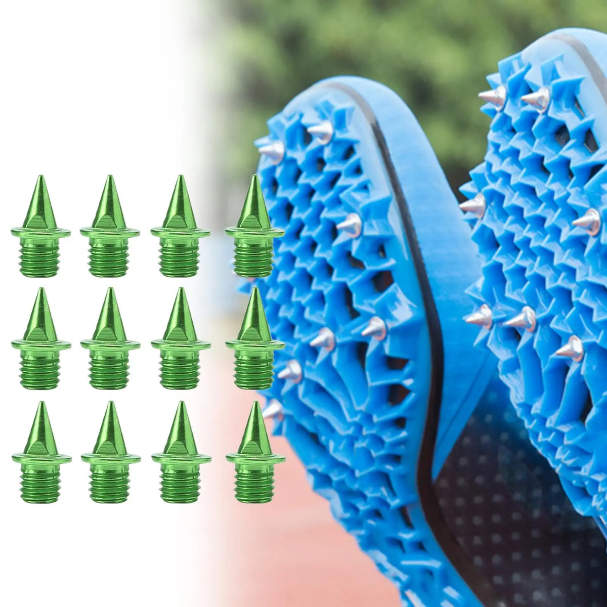 7mm Replacement Spikes for Running Shoes – Synthetic Track Spikes (12/pack)