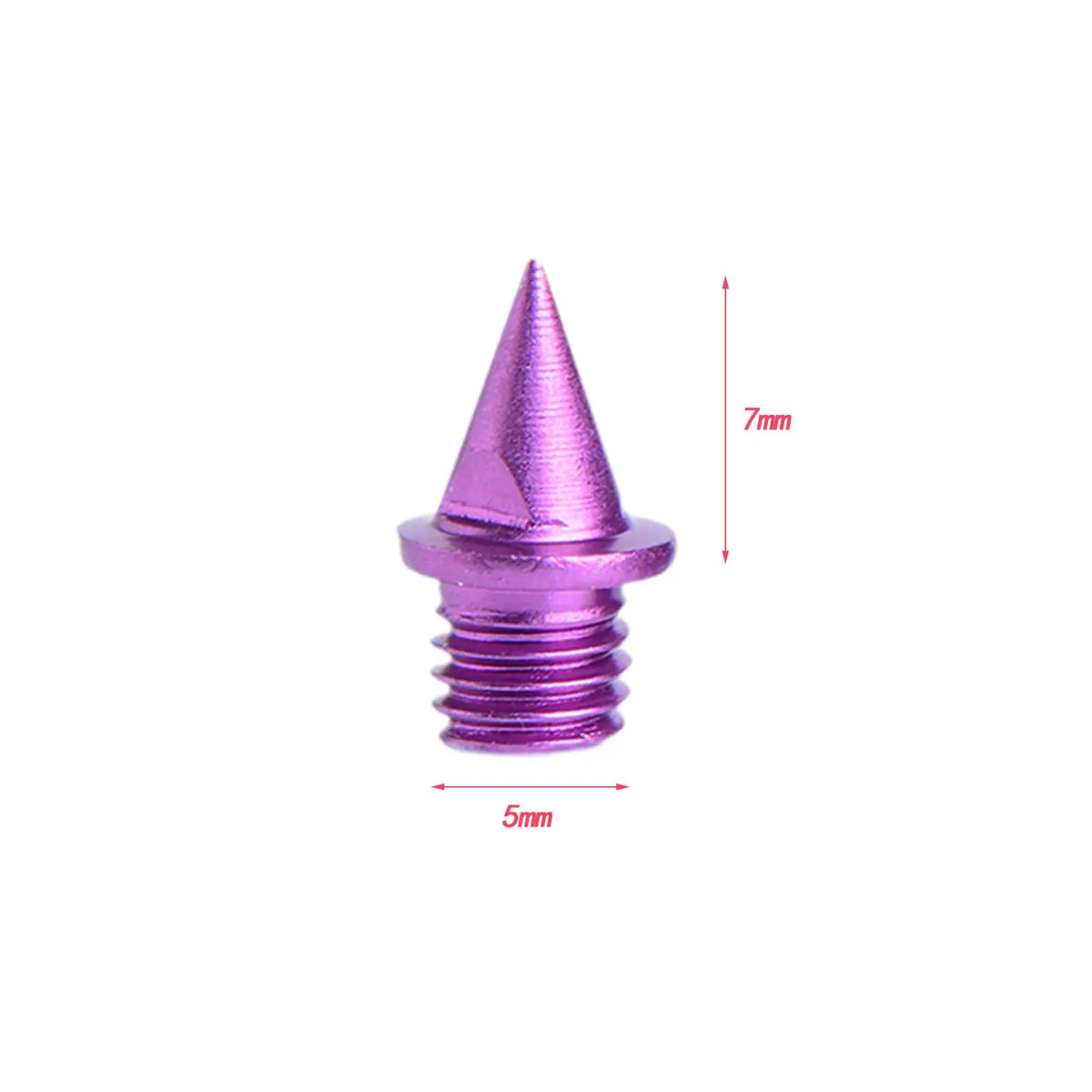7mm Replacement Spikes for Running Shoes – Synthetic Track Spikes (12/pack)