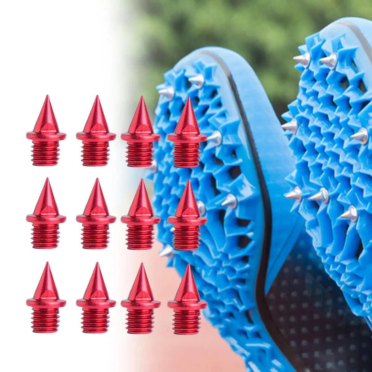 7mm Replacement Spikes for Running Shoes – Synthetic Track Spikes (12/pack)