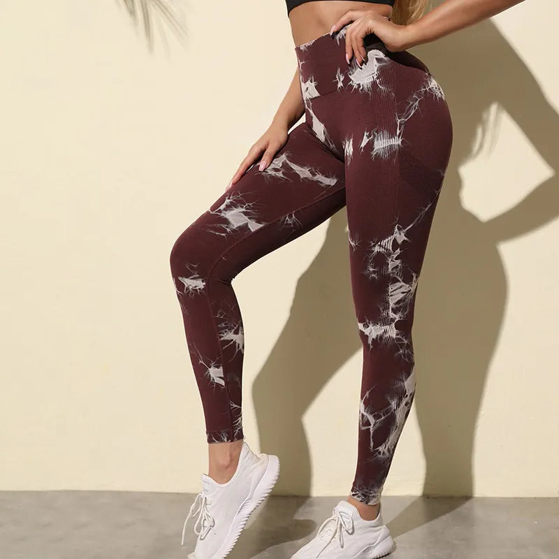 High Waisted Seamless Gym Leggings